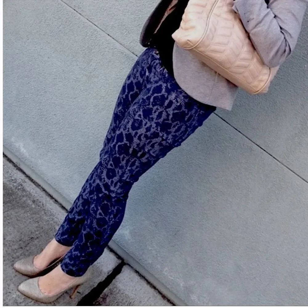 Snake Print SkinnyJeans 